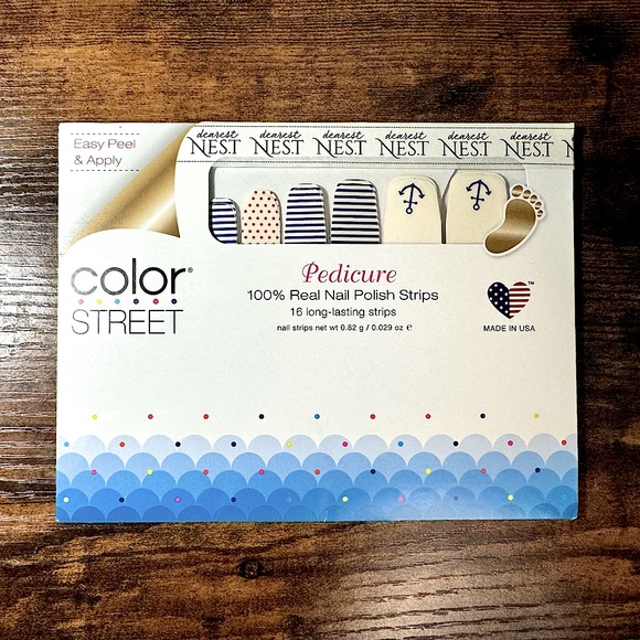 Color Street - Ship Ship Hooray, Pedicure (Hard to Find set) - Picture 3 of 5